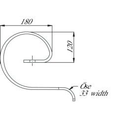 Helper spring 45x10mm - CP710