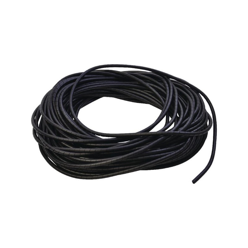 Spiral Wrap 6mm black - CPN6 Spiral Wrap 6mm black - CPN6