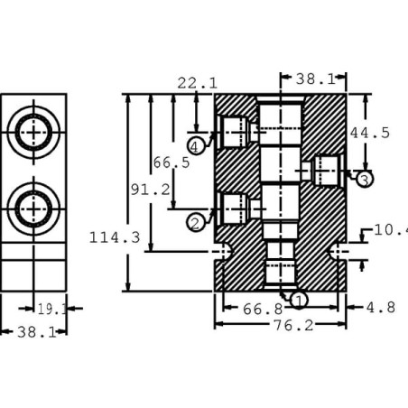 Gehäuse Aluminium 1/2 - CP9124A08
