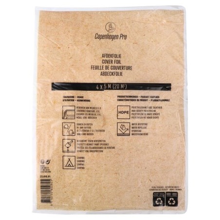 Cover foil HPDE 4X5m 6μm transparent - CP2361001