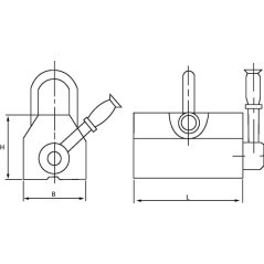 Lasthebemagnet 100kg - CPLM1