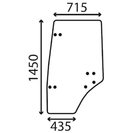 Türscheibe - D7544