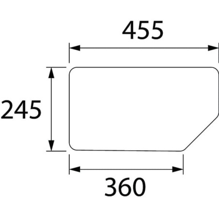 Heckscheibe unten - D6874
