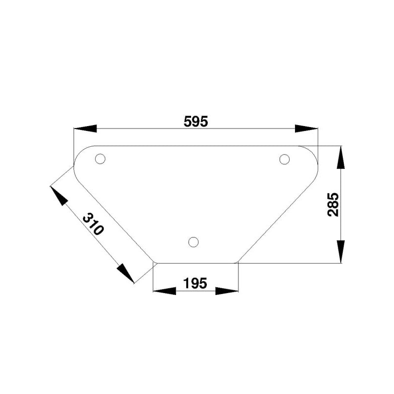 Rear window lower - D520538 Rear window lower - D520538