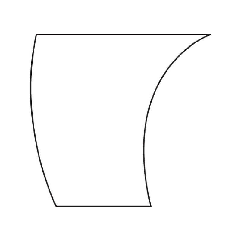 Windscreen lower right - D6937 Windscreen lower right - D6937
