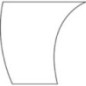 Windscreen lower right - D6937 Windscreen lower right - D6937