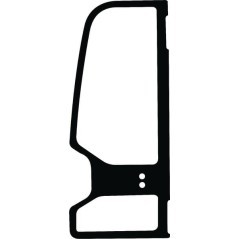 Door glass - D12918