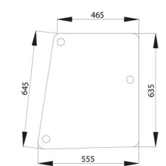 D520512B Kramp, Side windows 