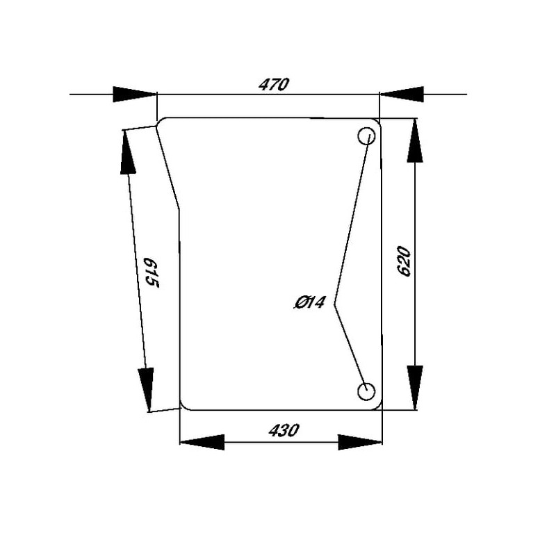 Windscreen lower - D8182 Windscreen lower - D8182