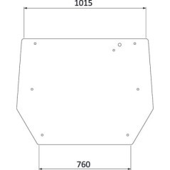 D4089 Kramp, Rear glass 
