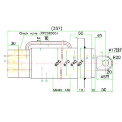 D4070130CW5 Kramp, Spare parts for CW-quick coupler 