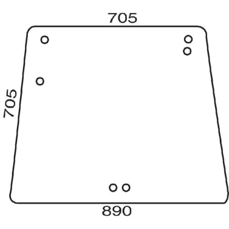 Rear window upper - D7761T