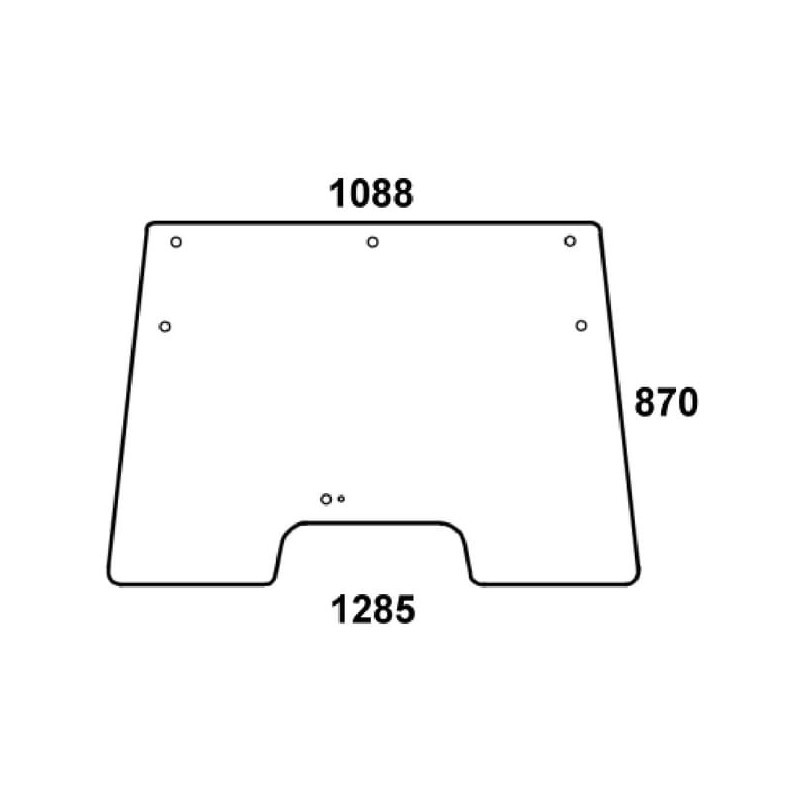 Frontscheibe aufstellbar - D7781T Frontscheibe aufstellbar - D7781T