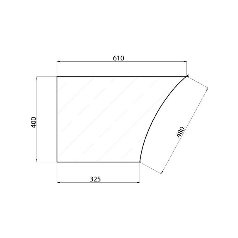 Door glass lower - D6907 Door glass lower - D6907
