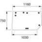 Rear window upper - D8098 Rear window upper - D8098