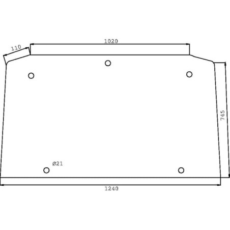 Rear window upper - D7531