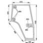 Door window - D7126 Door window - D7126