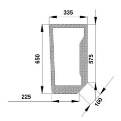 D6703 Kramp, Front glass 