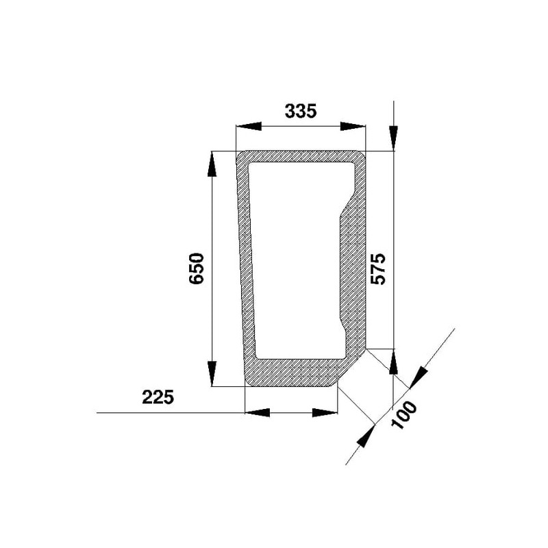 Windscreen lower - D6703 Windscreen lower - D6703