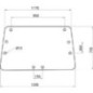 Rear window upper - D520483 Rear window upper - D520483