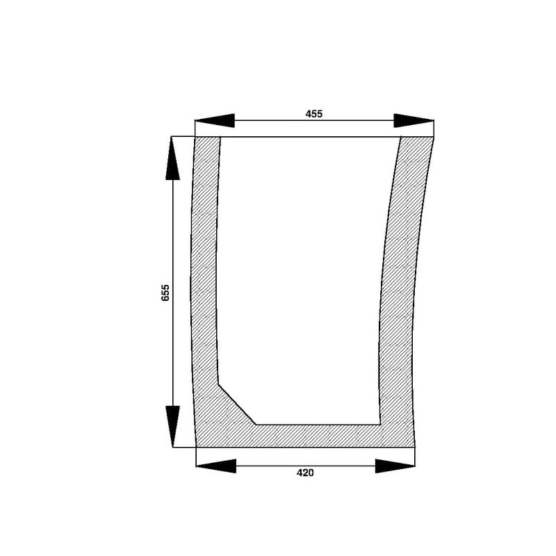 Windscreen lower - D3406665 Windscreen lower - D3406665