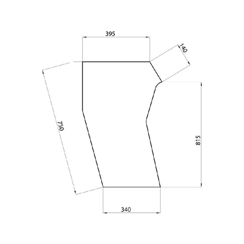 Windscreen lower - D6939T Windscreen lower - D6939T
