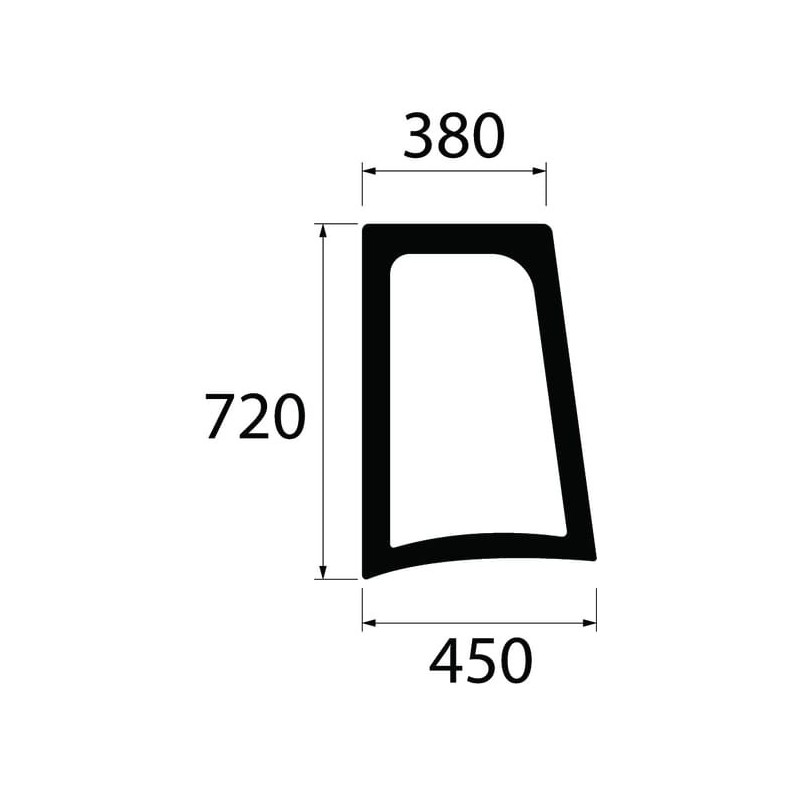 Seitenscheibe - D6867 Seitenscheibe - D6867
