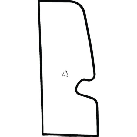 Left door glass - D30184