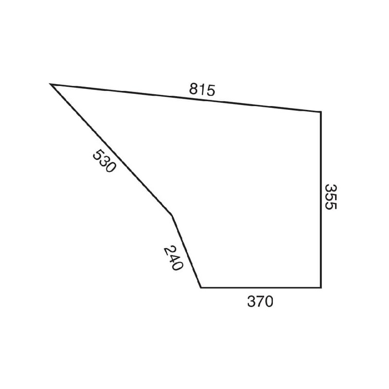 Türscheibe unten - D7703 Türscheibe unten - D7703