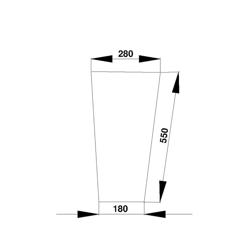 Windscreen lower - D4002