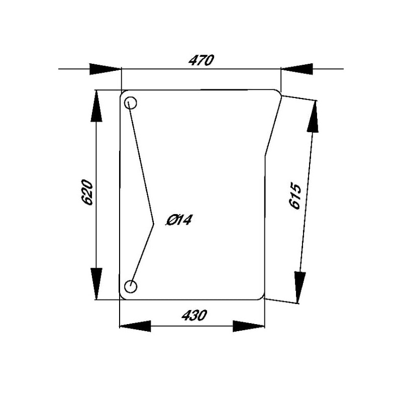 Windscreen lower - D8181 Windscreen lower - D8181