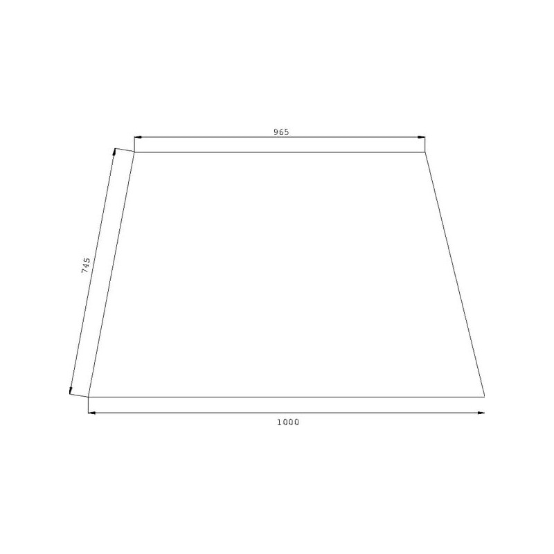 Frontscheibe oben - D7510