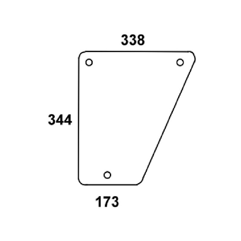 Windscreen lower l/r - D8050 Windscreen lower l/r - D8050
