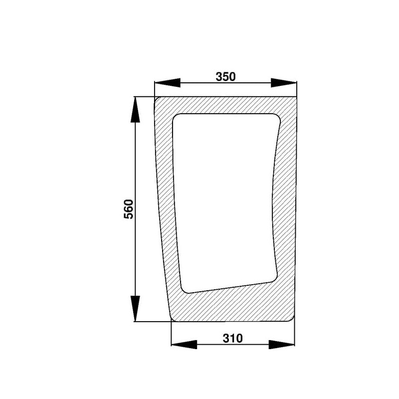 Windscreen lower - D7122 Windscreen lower - D7122