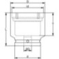 Socket Wrench KM/AN 15 1 inch - DPKM15 Socket Wrench KM/AN 15 1 inch - DPKM15