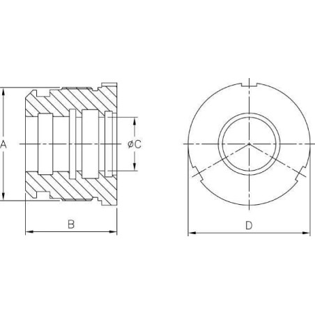 Head nut DS25/32 90-60 - DS3909013060