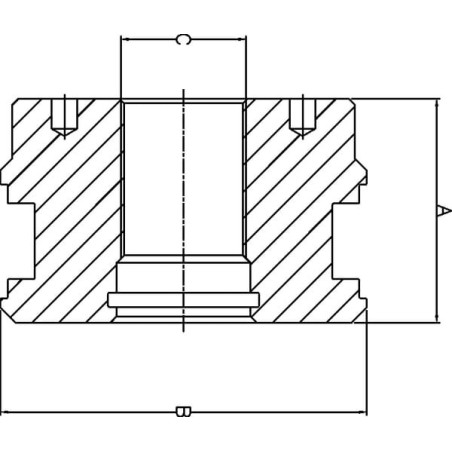 Piston without seals, bore 140mm - DS2914004