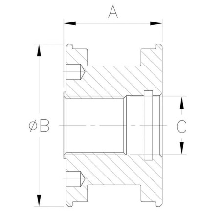Kolben DS25 bohrung 40 Abdicht - DS2904004VM