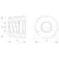 Kopfmutter DS25 D63-40 Abdicht - DS2906313040VM