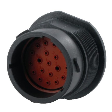 Chassis socket 20 P. Male HDP20 - DSHDP241820PN