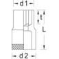 Torxeinsatz 3/8 E10 - DPTX30E10