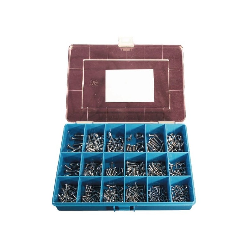 Asortyment blachowkrętów 18/7981C - DIN7981CASS Asortyment blachowkrętów 18/7981C - DIN7981CASS