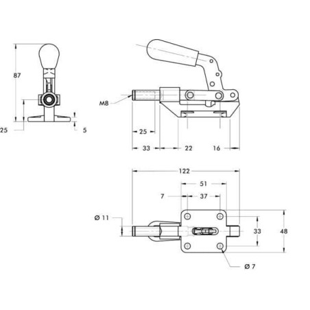 Sperrstangenspanner Destaco - DE603M