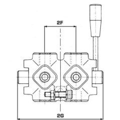 DH058A Oleodinamica Marchesini, 2-way 