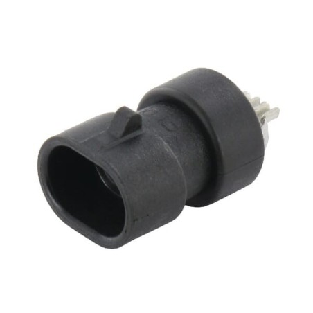 Chassis socket 2 P. Male MP150 - DE12066016
