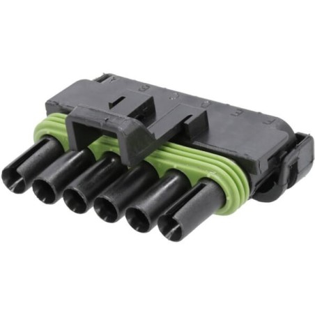 Plug housing 6 P. Female WP - DE12020926