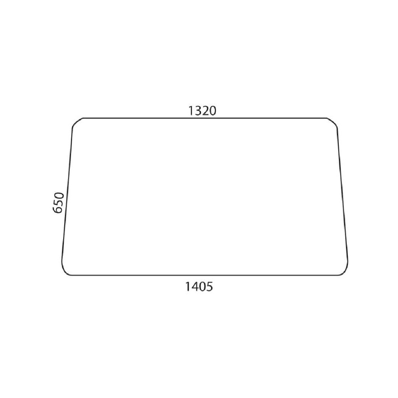 Windscreen upper - D9030