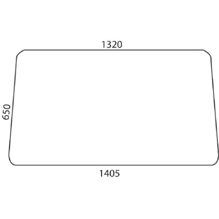 Windscreen upper - D9030