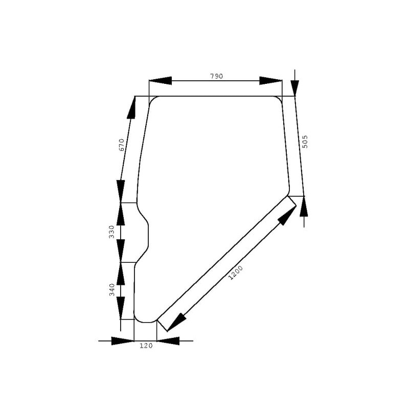 Door glass - D9105 Door glass - D9105