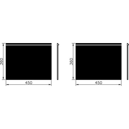 Trailer splash-guard 450x360mm - DL6555132